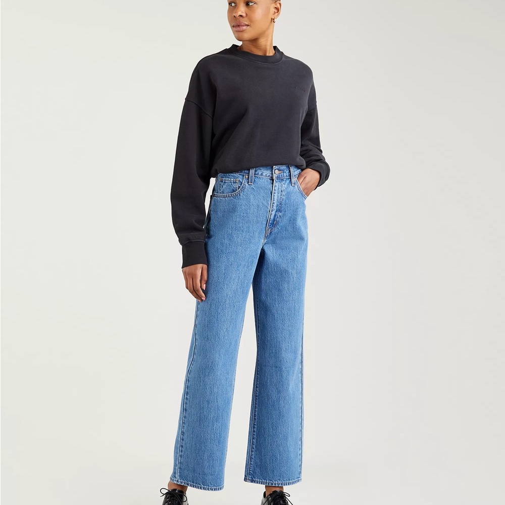 Levi’s high waisted straight jeans sz 25